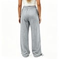 thumbnail image 6 of SYwaren Jogger Pants for Women Casual Baggy Drawstring Elastic Waistband Solid Color Relaxed Fit Sweatpants with Pockets, 6 of 9