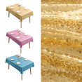 thumbnail image 2 of Table Cloth Exquisite Anti-fade Anti-slip Colorful Decorative Dining Room Sequin Table Cover Party Supplies for Gift, 2 of 8