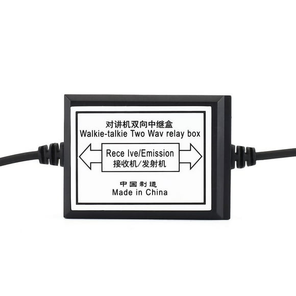Newly Upgraded Version Two Way Radio Repeater Box Relay Box Diy Repeater For Walkie Talkie Black