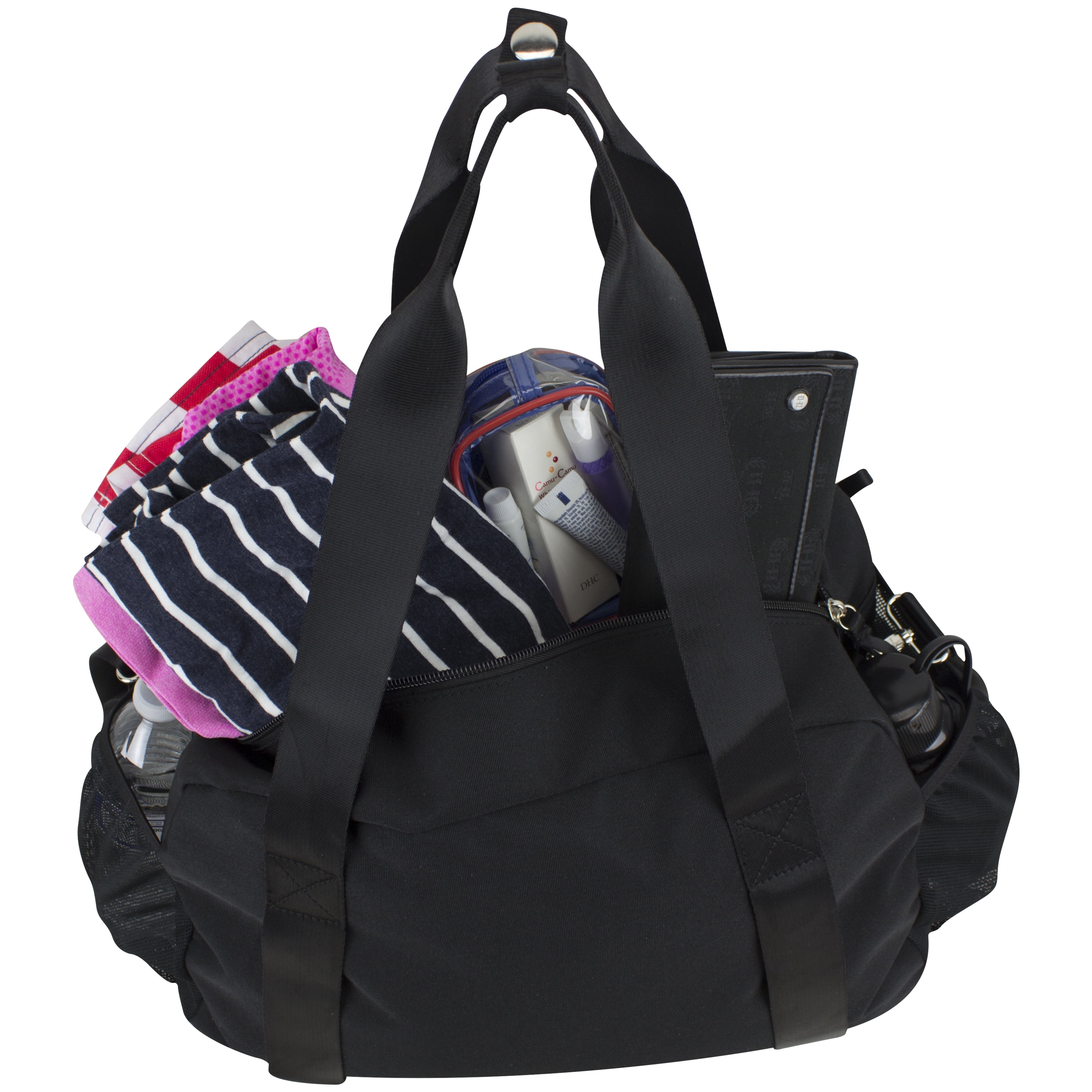 Eastsport 16.5" Detachable Strap Travel Duffel Bag, Black