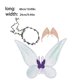 thumbnail image 2 of Sonducket Hada elfo lindo disfraz de Halloween Cosplay ala de Ángel brillante vestido colorido de flores pendientes accesorios de fotografía Disfraces de disfraces Violeta 60*48cm, 2 of 6