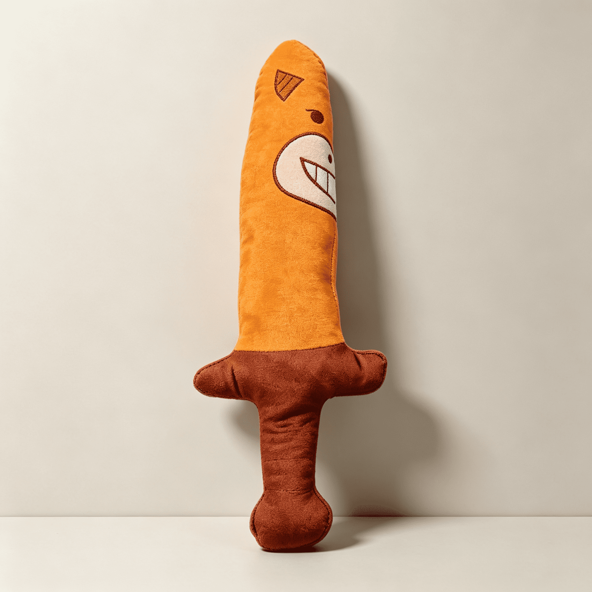 Children Funny‑Shaped Plush Toys Sword Monster‑Face Stuffed Animals Plushies Novelty Throw Pillows Pretend‑Play Party Game Gift for Boys and Girls