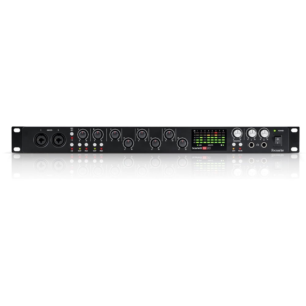 【2Uラック付】Focusrite Scarlett 18i20 G2 Focusrite Scarlett 2nd Generation 18i20 USB Audio Interface