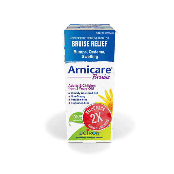 Boiron Arnicare Bruise Gel 2x45 g – Homeopathic Medicine for Bruising, Swelling & Inflammatory Oedema Relief