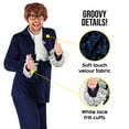 thumbnail image 3 of Morph 60S Spy Blue Mens Halloween Costume For Mens Blue Medium, 3 of 4