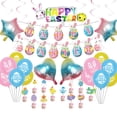 thumbnail image 2 of 1 Pce Ballon Réutilisable Ballons Joyeuses Pâques Ballons Œuf de Pâques Ballons Lapin Ballon Mylar pour Anniversaire de Lapin Décoration Intérieure Extérieure, 2 of 5