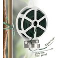 thumbnail image 1 of Green 2x 50 Meters - Sheathed Garden Wire - Plant Binding Wire With Wire Cutter - Plant Support (050m - 2 Pieces), 1 of 1