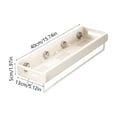 thumbnail image 3 of Estante de pared sin taladro con ventosa: estante rectangular multifuncional desmontable para organizar el baño, la ducha, la cocina y el dormitorio., 3 of 6