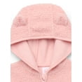 thumbnail image 2 of Wonder Nation Baby and Toddler Teddy Fleece Jacket with Hood, Sizes 12M-5T, 2 of 3