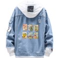 thumbnail image 1 of Chaqueta vaquera Sanmu Spongebob Squarepants con estampado digital, 1 of 3