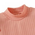thumbnail image 6 of LOVEBAY Toddler Baby Girl Skirt Outfit Long Sleeve Ruffle Shirt Top Mini Skirt Set 2Pcs Kids Little Girl Clothes Fall Winter Outfit, 6 of 9