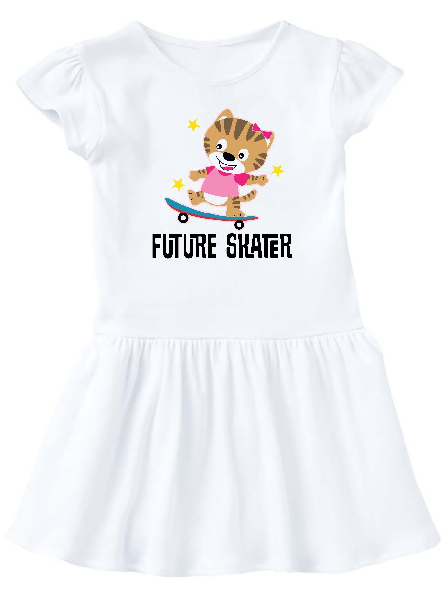 Skateboarding Girls Future Skater Infant Dress