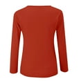 thumbnail image 6 of yunLCZ Women Shirts Women's Semi Turtleneck Sweater Long Sleeved Solid Color Pullover With A Base Shirt Spring And Autumn Loose Sweater Top, 6 of 6
