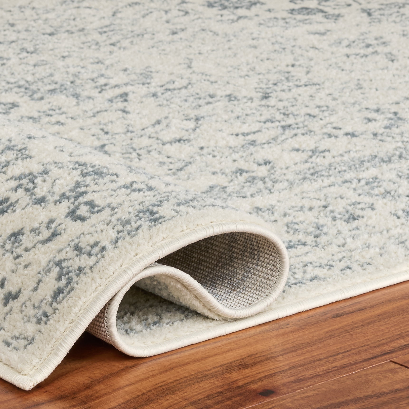 Safavieh Adirondack Wyatt Traditional Distressed Area Rug, Ivory/Slate, 6' x 8'