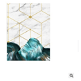 thumbnail image 1 of 50x70cm Abstract Landscape Geometric Mountain Golden Sun Art Home Decor Wall Print Picture (Not Include Frame), 1 of 1