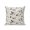 Gray, Black, Ivory, variant on Outdoor Pillows Waterproof, Vintage Flowers Bedding Throw Pillows with Insert for Couch Sofa Bed, Spring Floral Rustic Farmhouse Art 18x18 Inch Pillowcases Decorative Camping Patio Pillow Set of 1