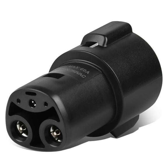 DNA Motoring TCR-001 For 2012-2022 Tesla Model 3 S X Y 240V AC 50-60Hz 60A Max J1772 to Tesla Charging Adapter