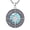 A, variant on Compass Necklace for Men, White Gold Plated Black Onyx North Star Pendant, Nautical Jewelry Gift