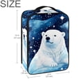thumbnail image 6 of Polar Bear Polyester Shoe Box Organizer - 23x31cm/9x12in Portable Storage Solution for Shoes, 6 of 7