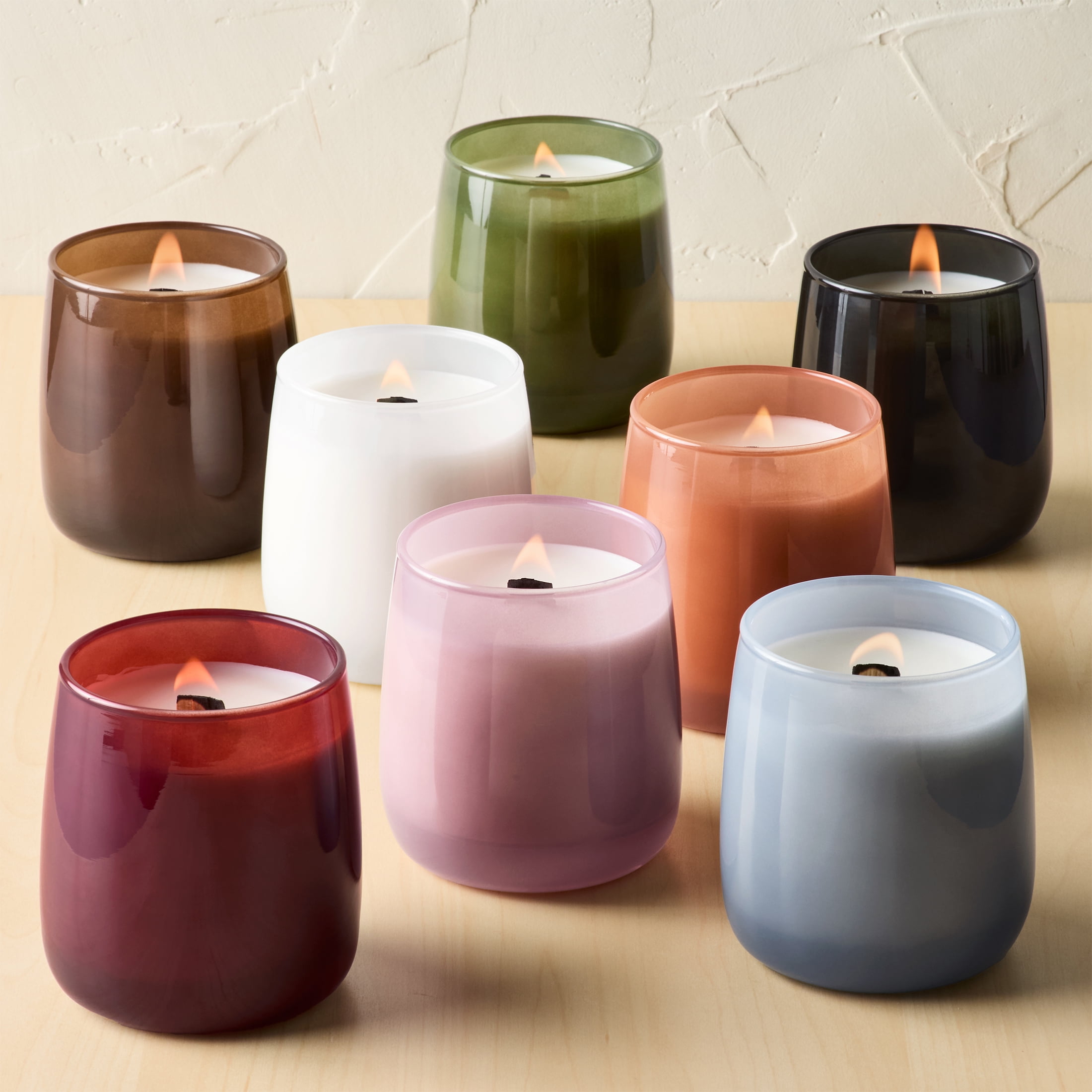better homes and gardens tobacco leaf candle Better Homes & Gardens Intense Tobaccos Leaf and Amber Scented Wooden  1-Wick Colored Taper Jar Candle 14.5oz