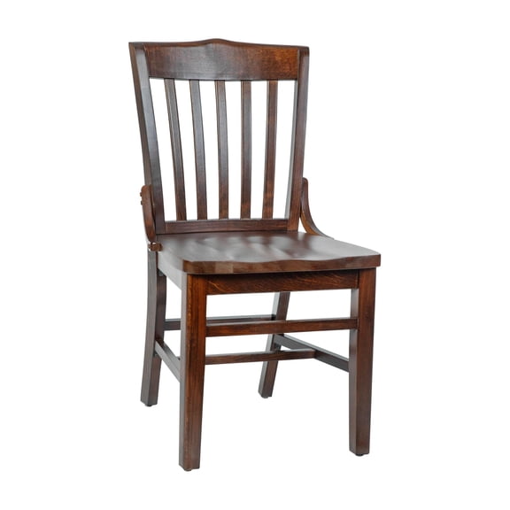 Bowery Hill Modern / Contemporary Dining Side Chair in Walnut