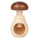 thumbnail image 2 of Cascanueces de madera con forma de hongo para romper nueces fácilmente, mecanismo de tornillo, descascarador de nueces, abridor de castañas y almendra, 2 of 9