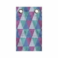 thumbnail image 1 of Abstract Hanging Pocket Organizer, Continuous Triangles Polka Dot and Stripes Geometric Print, Printed Polyester Storage Bag with Pockets, 9" x 27", Fuchsia Seafoam, 1 of 2