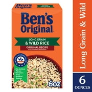BEN'S ORIGINAL Flavored Long Grain Rice & Wild Rice, Boxed Rice, 6 OZ Box