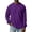 Purple&03^0205L, variant on Fabrcox Mens Long Sleeve Waffle Shirts Knit Mens Crew Neck Tee Shirts Big and Tall Spring Outdoor Hiking Athletic Shirts for Men Black M
