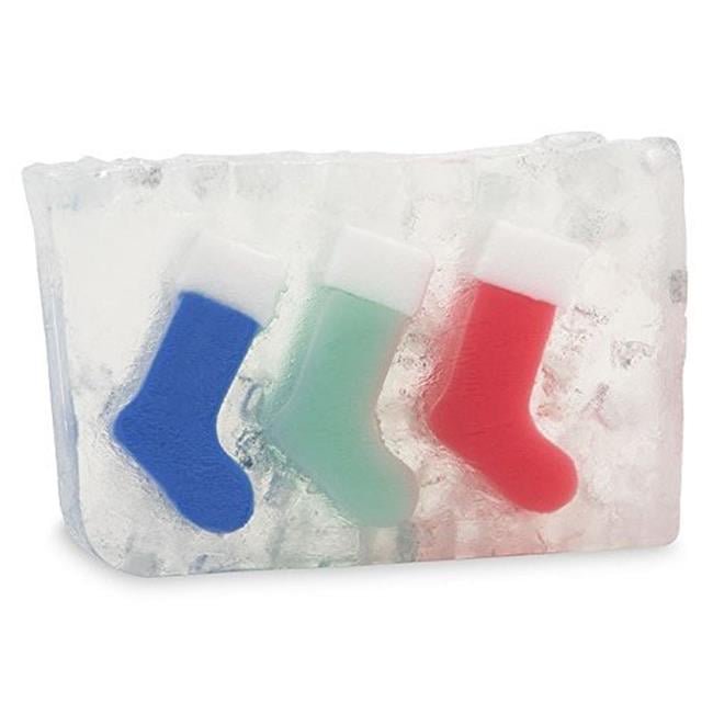 Christmas Stockings Bar Soap In Shrinkwrap - 5.8 oz.