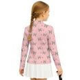 thumbnail image 2 of Psesaysky Cute Owls Print Girls Long Sleeve Shirts Quarter Zip Pullover Quick Dry Athletic Shirts Kids Basic Tees Workout Yoga Tops Active Clothes for Teens 6-7 Years, 2 of 6