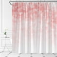 thumbnail image 2 of Valentine''s Day Shower Curtain Fantasy Pink Love Hearts Romantic Valentine Dreamy Fabric Bathroom Decor Set with Hooks(84" Wx70 H), 2 of 3