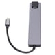 thumbnail image 3 of Hub USB multipuerto 8 en 1 Tipo C a interfaz multimedia HD USB 3.0 USB C RJ45 Tarjeta de memoria Hub USB C, 3 of 5