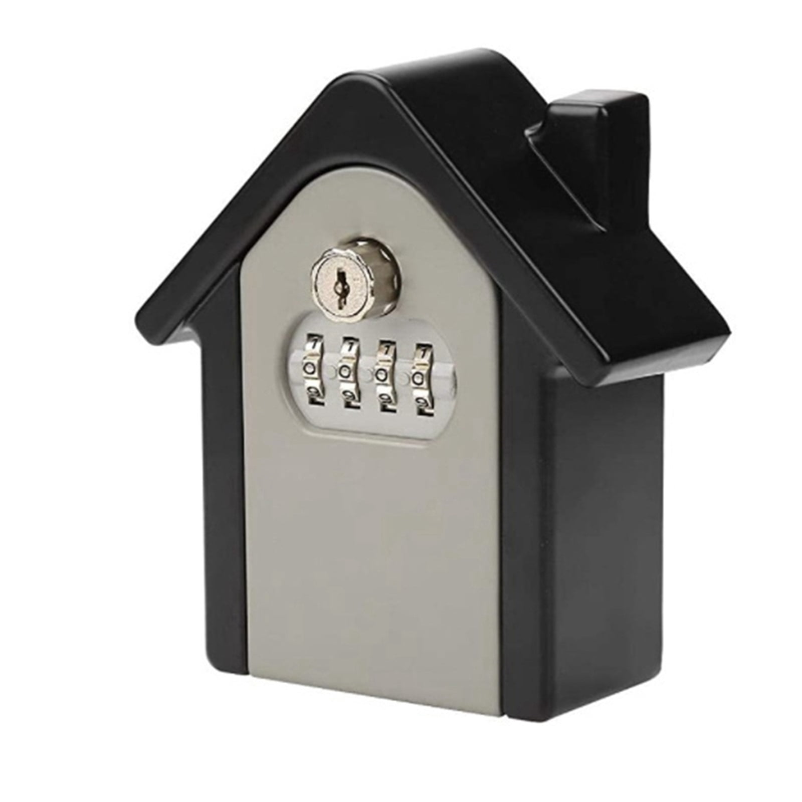 Aluminum Alloy Double Password Key Box Wall Safe,Simple and Easy to Use ,House, Apartment, Office Key Storage