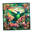 thumbnail image 4 of Colibrí ventana se aferra vidrio se aferra anticolisión extraíble, colorido ventana pegatina ventana calcomanía para oficina, tienda, cafetería, 4 of 8