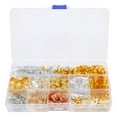 thumbnail image 1 of Kit de 238 piezas de joyería para el cabello, anillos para trenzas, accesorios para rastas con caja de almacenamiento para mujeres y hombres., 1 of 14