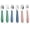 Blue + Green + Pink, variant on Tcwhniev 10 Pieces Toddler Utensils, Stainless Steel Kids Silverware Set, Cartoon Dinosaur Kids Forks and Spoons, Dishwasher Safe