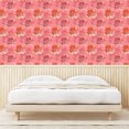thumbnail image 3 of Ambesonne Romantic Peel & Stick Wallpaper for Home, Garden Peony Flowers Art, 13"x72", Dark Coral Pale Peach, 3 of 5