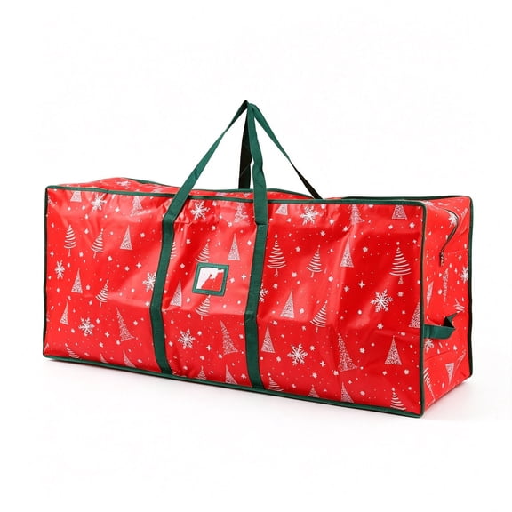 Christmas Tree Storage Bag, Waterproof Zippered Xmas Tree Carry Bag with Handles for 65In Artificial Holiday Tree