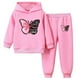 thumbnail image 1 of Odeerbi 2-16 Años Niñas Conjuntos Estampados Sudaderas Con Capucha Pantalones Dos Piezas Conjunto Sudadera Fina, 1 of 3
