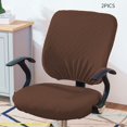 thumbnail image 2 of PENGXIANG Lot de 2 Housses de Chaise de Bureau Résistantes à l'Usure Lavables Multicolores Housse de Coussin de Dossier, 2 of 5