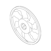 Genuine OE Kia Fan Blade - 25231-1P390
