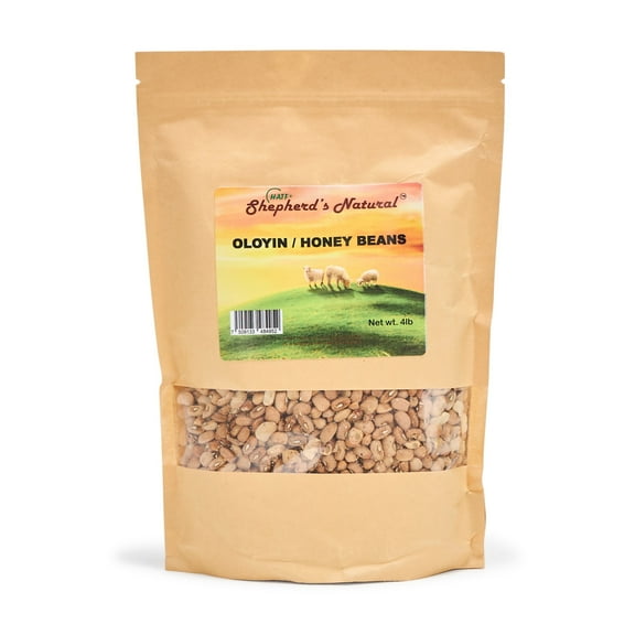 HATF'S SHEPHERD'S NATURAL Oloyin Honey Beans, 4 lb. / 64 oz.