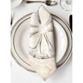 thumbnail image 2 of nqOlkjepod Sand Dollar Coastal Cloth Napkins Set of 6 Reusable Dinner Napkins, Summer Beach Beige Sea Cocktail Napkin Washable Table Napkins for Wedding/Holiday Party/Baby Shower 20"x20", 2 of 8