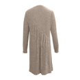 thumbnail image 3 of Womens Fall and Winter Fashion Dresses Sexy Slim Package Round Neck Long Sleeve Winter Knit Sweater Dress 2024, 3 of 5