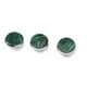 thumbnail image 1 of Greeniant Botones de saxofón de 3 piezas, botón decorativo de trompeta, superficie lisa, carcasa verde, piezas de reparación de instrumentos Accesorios para instrumentos musicales Cromo, 1 of 6