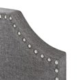 thumbnail image 3 of Brooklyn King Tête de Lit en Tissu Gris Pierre, 3 of 5