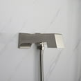 thumbnail image 6 of Lexora LSS12011BN 8 in. Cero Square Rain Shower & Handheld Set, Brushed Nickel, 6 of 10