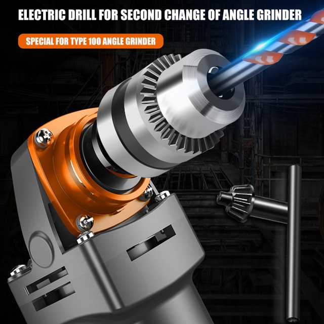Amoladora angular Likrtyny Cabezal de taladro eléctrico Adaptador de portabrocas 10 mm