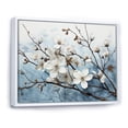 thumbnail image 2 of Designart "Harmonious White Dogwood Blossom V" Dogwood Floater Framed Wall Art Prints, 2 of 5